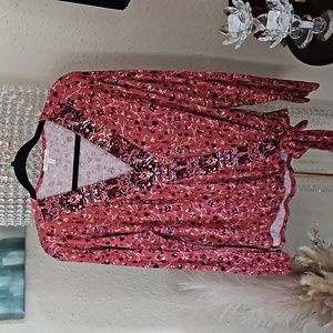 Maurices Floral Long Sleeve Top